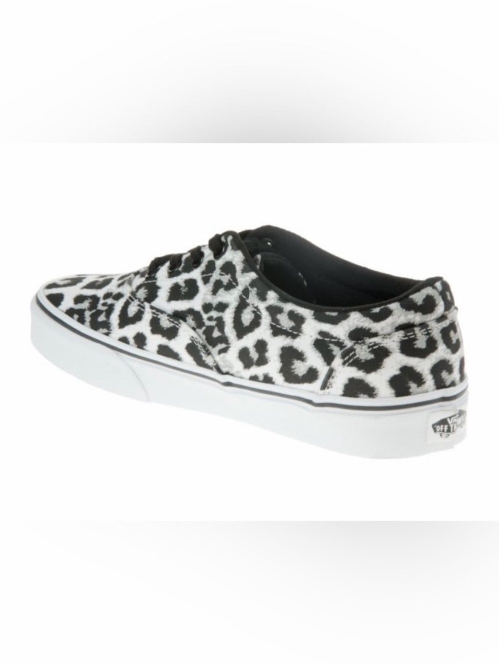 Vans Doheny Snow Leopard Black White Classic Sneakers Women’s Size 10 - Picture 11 of 11